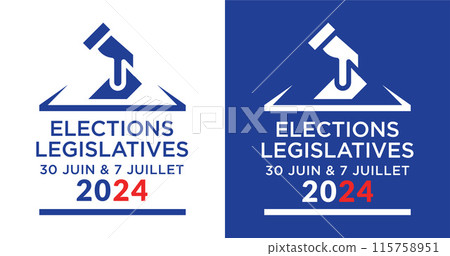 Elections legislatives anticipates 2024.French legislative elections. 115758951