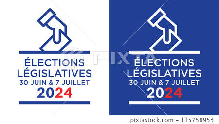 Elections legislatives anticipates 2024.French legislative elections. 115758953