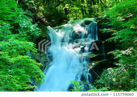 充滿負離子的平谷大瀧瀑布 115759060