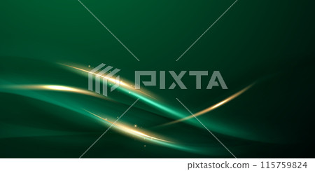 green abstract background design with elegant golden elements vector illustration green abstract background design with elegant golden elements vector illustration 115759824