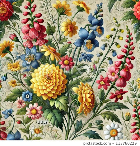 Flower pattern 115760229