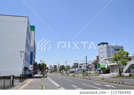 Streets of Kisarazu city, Chiba prefecture 115760440