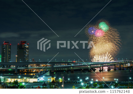 Fireworks over Tokyo Bay 115762148
