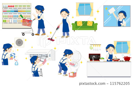 做家事和清潔的女管家 115762205