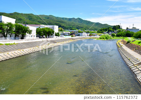 Shiromae Bridge / Looking downstream from the Tenryu River (Tatsuno Town, Nagano Prefecture) [2024.6] 115762372
