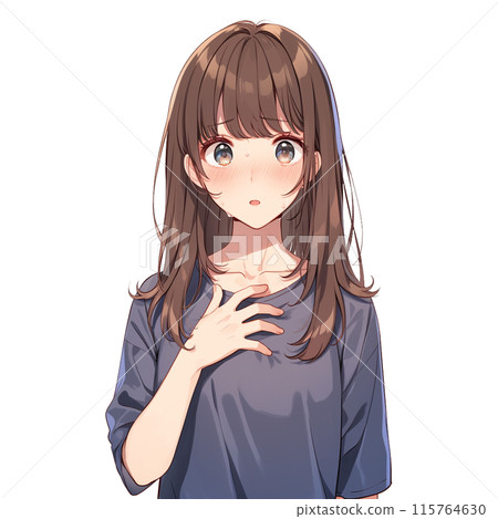 滿頭大汗的長髮女人 滿頭大汗的長髮女人 115764630