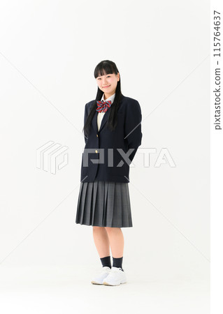 女高中生製服全身 115764637