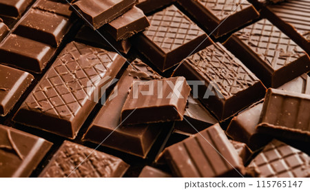Assorted Chocolate Bars Close-Up 115765147