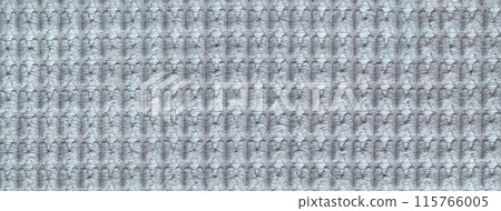 Texture of light gray fluffy fabric background with rhomboid pattern, macro. Abstract grey backdrop Texture of light gray fluffy fabric background with rhomboid pattern, macro. Abstract grey backdrop 115766005