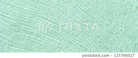 Texture light green woolen textile background from soft wool material, macro. Structure of pastel mint fabric 115766027