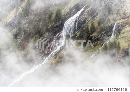 Bachlager waterfall in Grindelwald Bachlager waterfall in Grindelwald 115766136