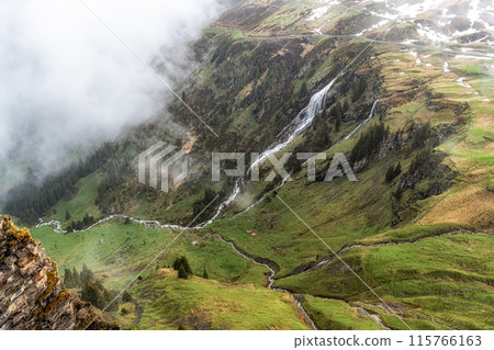 Bachlager waterfall in Grindelwald Bachlager waterfall in Grindelwald 115766163