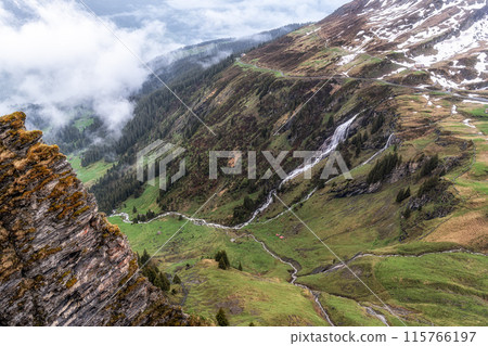 Bachlager waterfall in Grindelwald Bachlager waterfall in Grindelwald 115766197