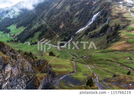 Bachlager waterfall in Grindelwald Bachlager waterfall in Grindelwald 115766219