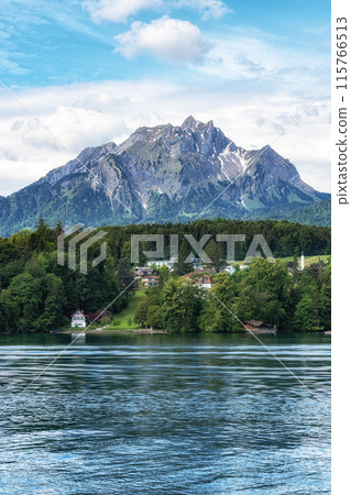 Mount PIlatus view on Lake Lucerne Mount PIlatus view on Lake Lucerne 115766513
