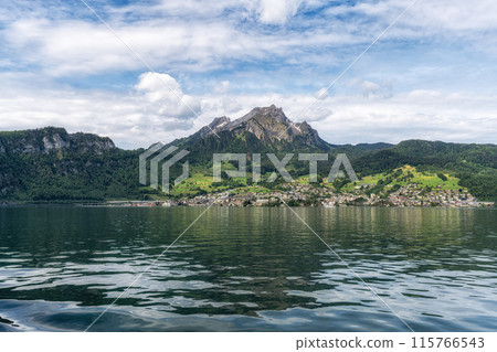 Mount PIlatus view on Lake Lucerne 115766543