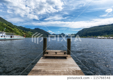 Alpnachstad wooden dock Alpnachstad wooden dock 115766548