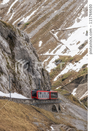 Pilatus cogwheel train 115766680