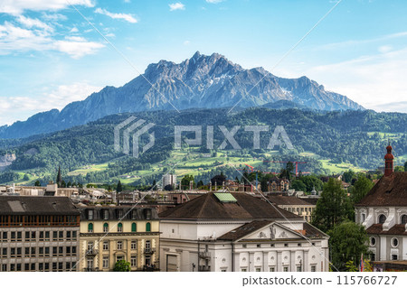 View of Mount Pilatus 115766727