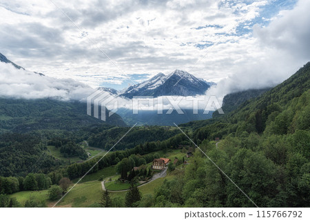 Alpine mountains in Bernese Oberland Alpine mountains in Bernese Oberland 115766792