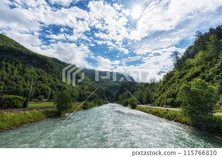 Aare gorge river 115766810