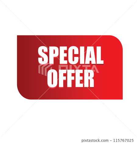 Special Offer Vector 115767025
