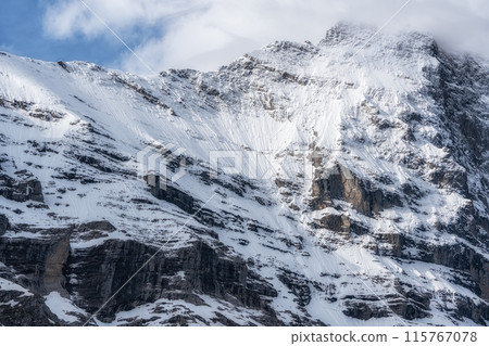 Eiger mountain up close 115767078
