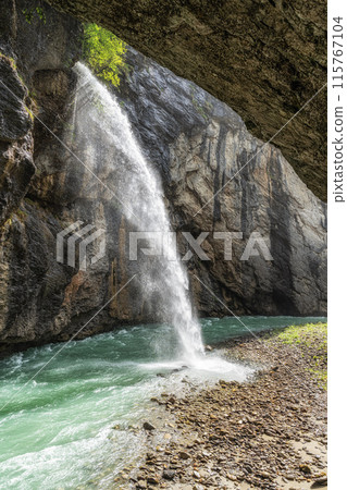 Aare Gorge small waterfall Aare Gorge small waterfall 115767104