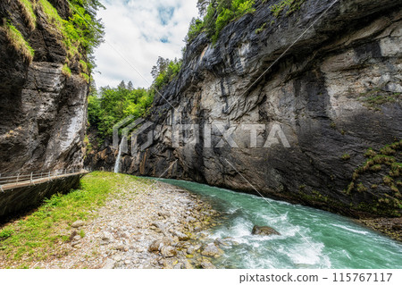 Aare Gorge in Switzerland Aare Gorge in Switzerland 115767117