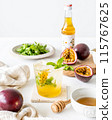 Fresh passion fruit drink 115767625