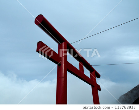 Torii gate stretching into the sky Torii gate stretching into the sky 115768935