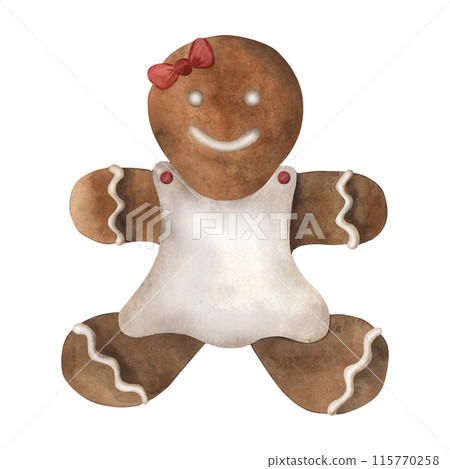 Gingerbread, cookies, Christmas, sweet, food, delicious illustrations, hand-drawn in watercolor on a white background. For the design of holidays, Christmas 2025, postcards, invitations, packaging. Gingerbread, cookies, Christmas, sweet, food, delicious illustrations, hand-drawn in watercolor on a white background. For the design of holidays, Christmas 2025, postcards, invitations, packaging. 115770258