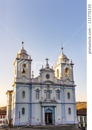 Old cathedral in Diamantina 115770330