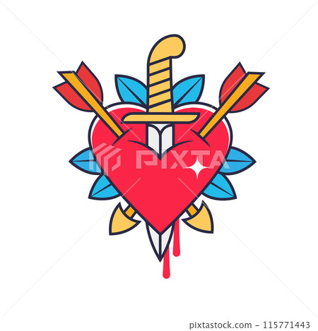 Heart Logo design vector template. St. Valentine day of love symbol. Cardiology Medical Health care Logotype concept Heart Logo design vector template. St. Valentine day of love symbol. Cardiology Medical Health care Logotype concept 115771443
