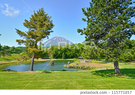 京極町、新綠演講公園、蝦夷富士、羊蹄山 115771857