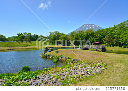 京極町、新綠演講公園、蝦夷富士、羊蹄山 115771858