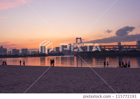 Dusk of Odaiba 115772191