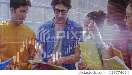 Image of data processing over diverse doctors 115774634