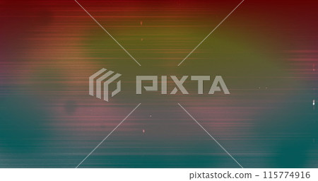 Image of light spots and trails on blue background 115774916