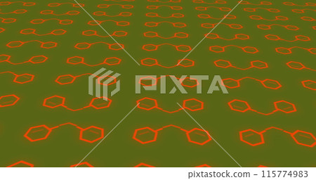 Image of shapes moving on green background Image of shapes moving on green background 115774983