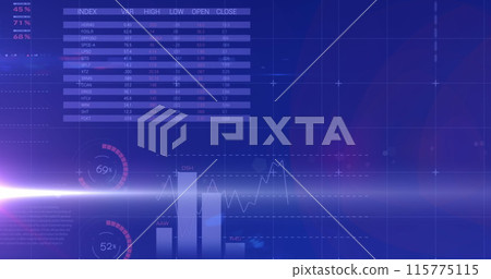 This is a composite of various financial charts in 4k resolution This is a composite of various financial charts in 4k resolution 115775115