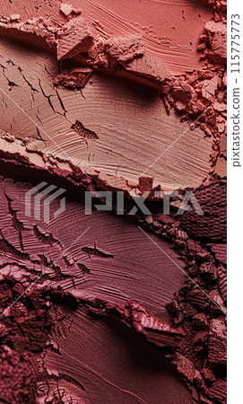 Beauty product and cosmetics texture, makeup products as abstract luxury cosmetic background art 115775773