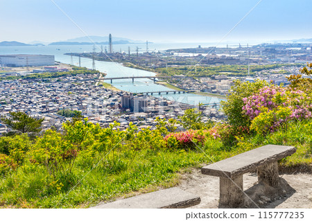 與播磨平原相連的大黍山頂（兵庫縣姬路市鹿摩區妻鹿） *照片位置見作品評論區 115777235