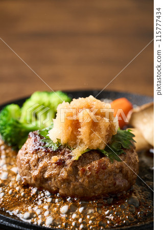 Japanese style hamburger Japanese style hamburger 115777434