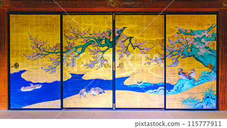 京都大覺寺的櫻花拉門畫 115777911