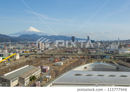 從靜岡縣靜岡市格蘭希普看到的富士山 從靜岡縣靜岡市格蘭希普看到的富士山 115777948