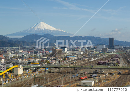 Mount Fuji as seen from the Grandship, Shizuoka City, Shizuoka Prefecture 115777950