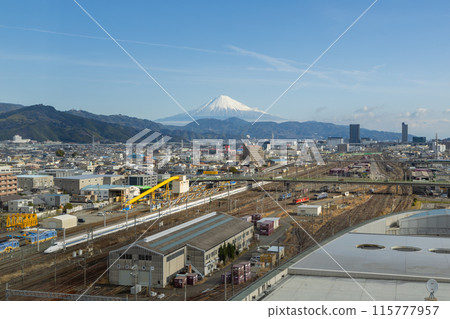 Mount Fuji as seen from the Grandship, Shizuoka City, Shizuoka Prefecture 115777957