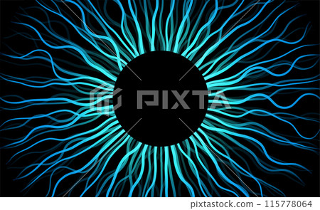 Human iris poster 115778064