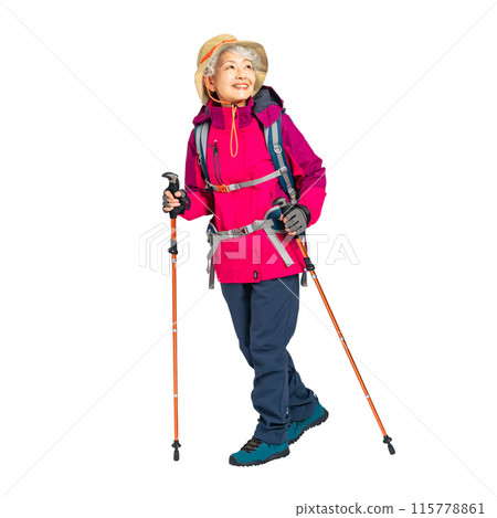 穿著戶外服裝的高級女性-透明背景的手工精準全身照片PNG 穿著戶外服裝的高級女性-透明背景的手工精準全身照片PNG 115778861